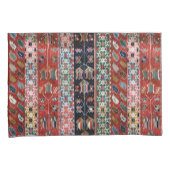 アンティークペルシカラフルアターキリムラグ 枕カバー (正面右)