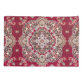 アンティークペルシユニークアカラフルキリムラグ 枕カバー (裏面-左)