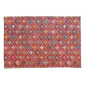 アンティークペルシユニークアカラフルルコトルキリムラグ 枕カバー (正面右)