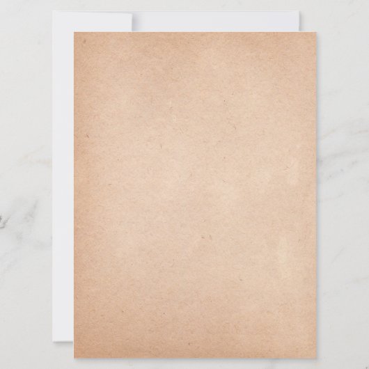 アンティークペーパーとレースのウェディングバスケットサイン (裏面)