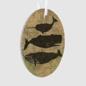 アンティークホエー航海のル海生活 オーナメント (正面)