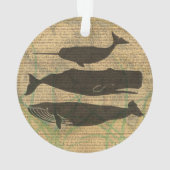 アンティークホエー航海のル海生活 オーナメント (裏面)