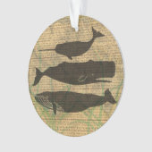 アンティークホエー航海のル海生活 オーナメント (正面)