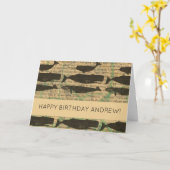 アンティークホエー航海のル海生活 カード (黄色い花)