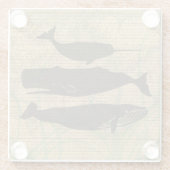 アンティークホエー航海のル海生活 ガラスコースター (裏面)