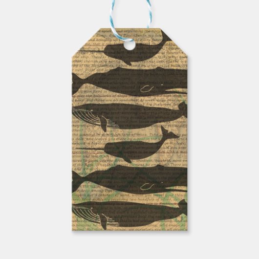 アンティークホエー航海のル海生活 ギフトタグ (正面)