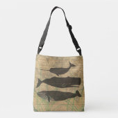 アンティークホエー航海のル海生活 クロスボディバッグ (裏面)