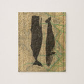 アンティークホエー航海のル海生活 ジグソーパズル (縦)