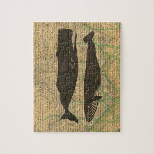 アンティークホエー航海のル海生活 ジグソーパズル (縦)