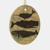 アンティークホエー航海のル海生活 セラミックオーナメント (右)