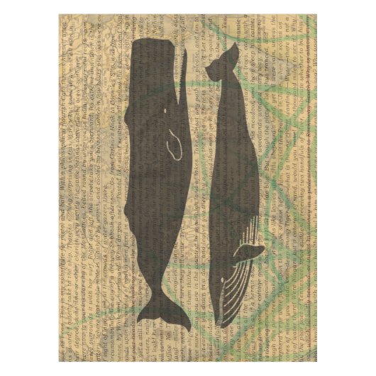 アンティークホエー航海のル海生活 テーブルクロス (正面)