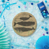 アンティークホエー航海のル海生活 ペーパープレート (パーティー)