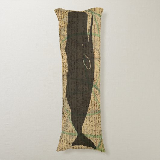 アンティークホエー航海のル海生活 ボディピロー (正面縦)