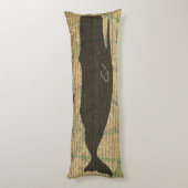 アンティークホエー航海のル海生活 ボディピロー (裏面 (縦))