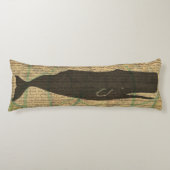 アンティークホエー航海のル海生活 ボディピロー (正面)