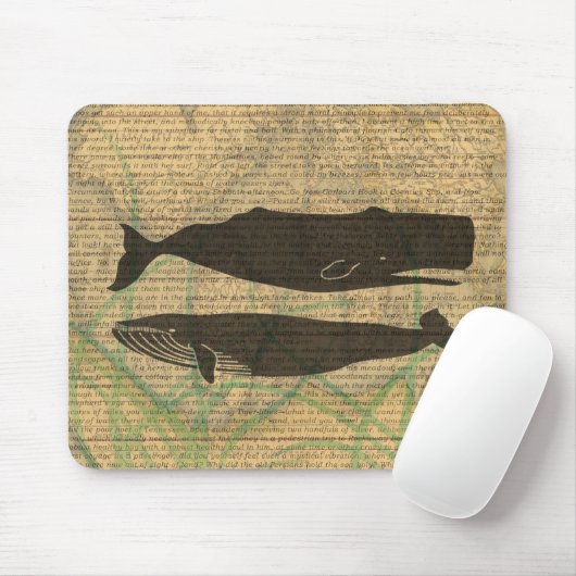 アンティークホエー航海のル海生活 マウスパッド (マウス)