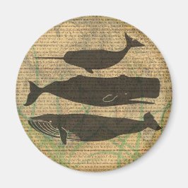 アンティークホエー航海のル海生活 マグネット