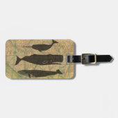 アンティークホエー航海のル海生活 ラゲッジタグ (正面横)