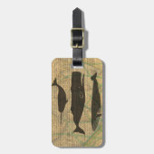 アンティークホエー航海のル海生活 ラゲッジタグ (正面縦)