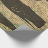 アンティークホエー航海のル海生活 ラッピングペーパー (角)