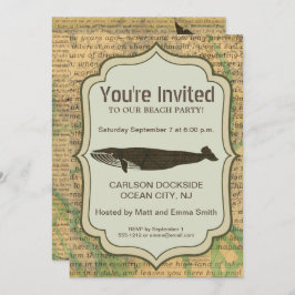 アンティークホエー航海のル海生活 招待状