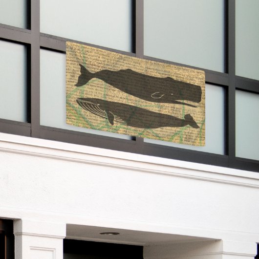 アンティークホエー航海のル海生活 横断幕 (ビルの外側)