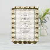 アンティークホタテ結婚ガイ 招待状 (スタンド正面)