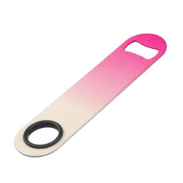 アンティークホワイトとウィンタースカイピンクのグラデーションパターン スピード栓抜き