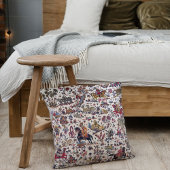 アンティークホワイトオリエンタルペルシャキリムラグ クッション