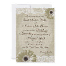 アンティークホワイトデイジーアンド結婚レース