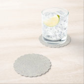 アンティークホワイトフローラ結婚紙コースター ペーパーコースター (インサイチュ)