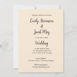 アンティークホワイト結婚式招待状 招待状