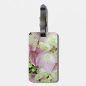 アンティークホワイト&ダスティピンクアジサイ花びら ラゲッジタグ (裏面縦)