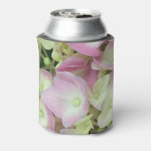アンティークホワイト&ダスティピンクアジサイ花びら 缶クーラー (缶裏面)