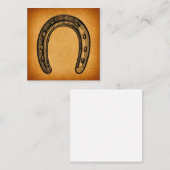 アンティークホースシューヴィンテージウエスタンホースシュー ノートカード (正面/裏面)