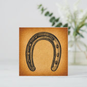 アンティークホースシューヴィンテージウエスタンホースシュー 招待状 (スタンド正面)