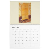 アンティークホーム – 1905ヴィンテージラジエーター カレンダー (3月 2026)