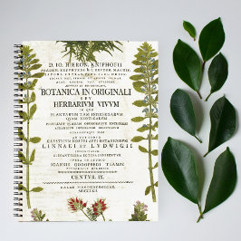 アンティークボタニー蔵書票行頭文字 ノートブック