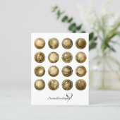 アンティークボタンスクラップブック装飾 (スタンド正面)