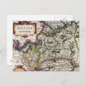 アンティークポカードの地図 – Peter Kaerius ポストカード (正面/裏面)