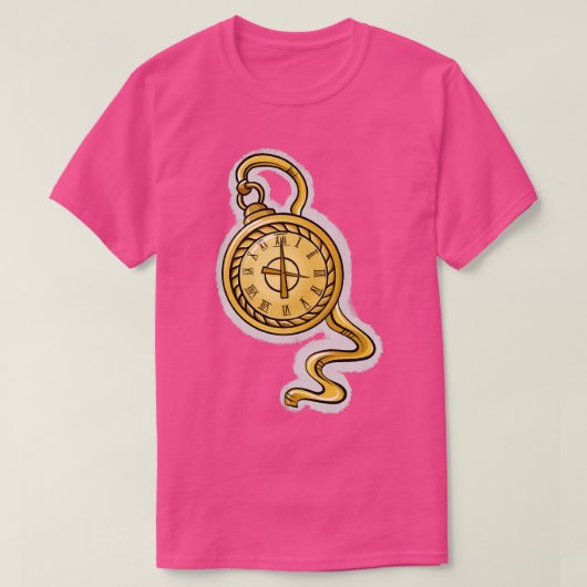 アンティークポケットウォッチ Tシャツ (デザイン正面)