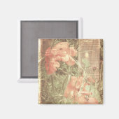 アンティークポピー マグネット (正面/裏面)