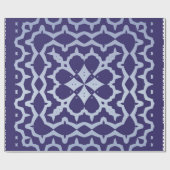 アンティークポルトガルのアズレジョ・セラミック。グラフィックデザイン ラッピングペーパー (フラット)