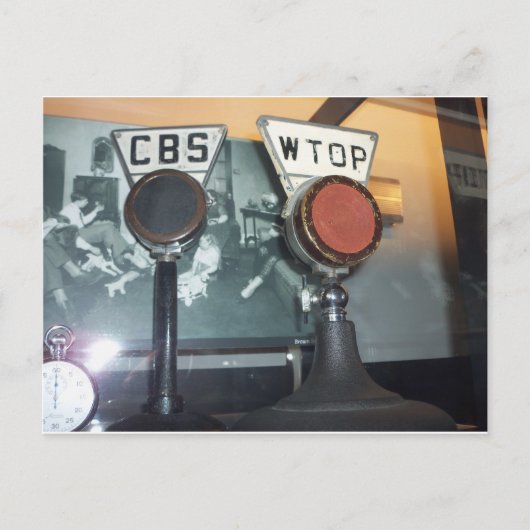 アンティークマイク ポストカード (正面)