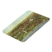 アンティークマップとワシントンDCのパノラマビュー マグネット (左側)