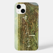 アンティークマップとワシントンDCのパノラマビュー Case-Mate iPhoneケース (裏面)