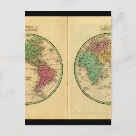 アンティークマップのWorld_Maps of Antiquity ポストカード (正面)