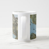 アンティークマップエアリアルビューシティオブシアトルワシントン ジャンボコーヒーマグカップ (裏面)