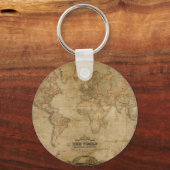 アンティークマップシリーズ キーホルダー (正面)