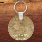 アンティークマップシリーズ キーホルダー (正面)